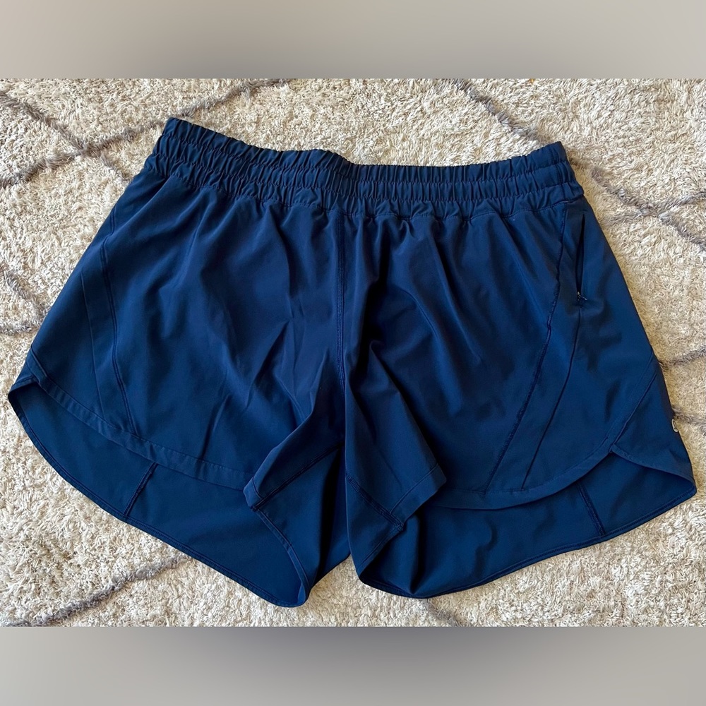Lululemon Track That Short 5" True Navy Size 20 - Picture 7 of 9